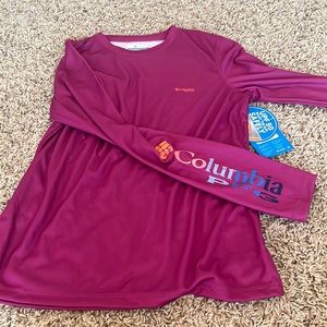 Columbia pink long sleeve s